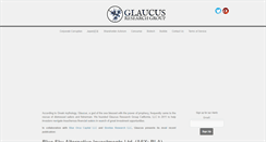 Desktop Screenshot of glaucusresearch.com